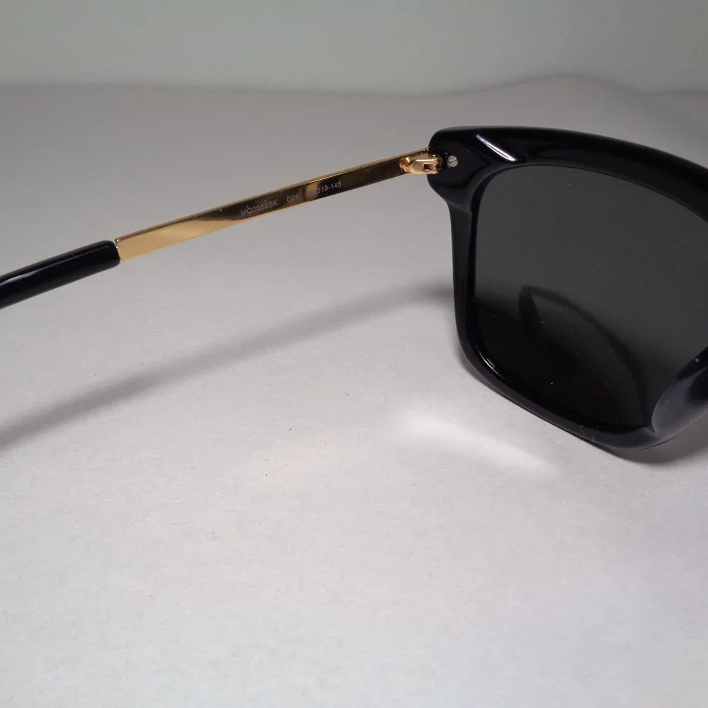 McQ by Alexander McQueen MQ0055S Black Gold New Men's Sunglasses